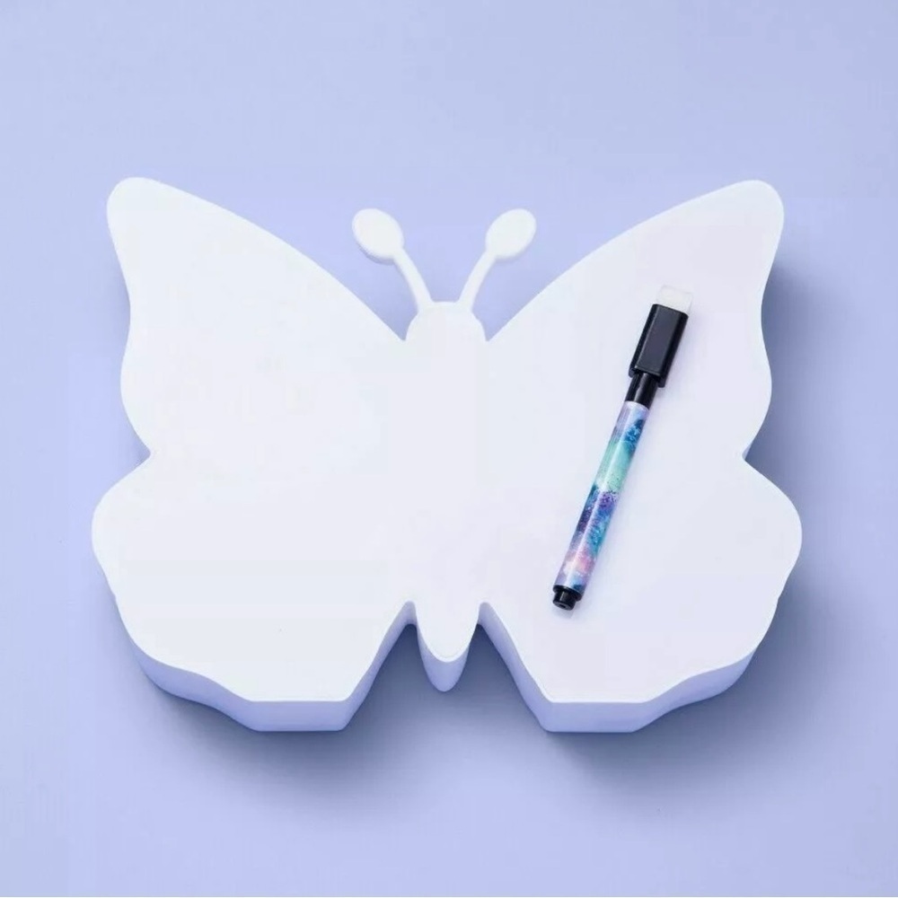 More Than Magic | Light-up Whiteboard Lightbox Butterfly, White